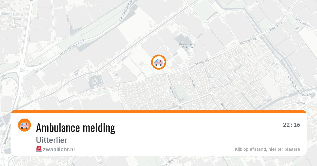 Ambulance melding — 8 feb 2026