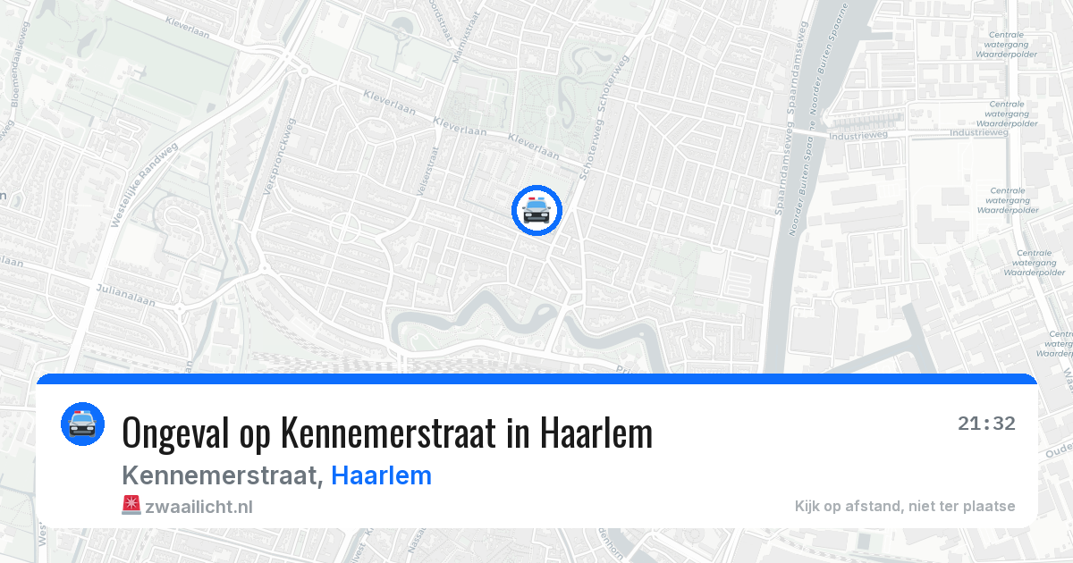 Ongeval op Kennemerstraat in Haarlem — 21 apr 2026