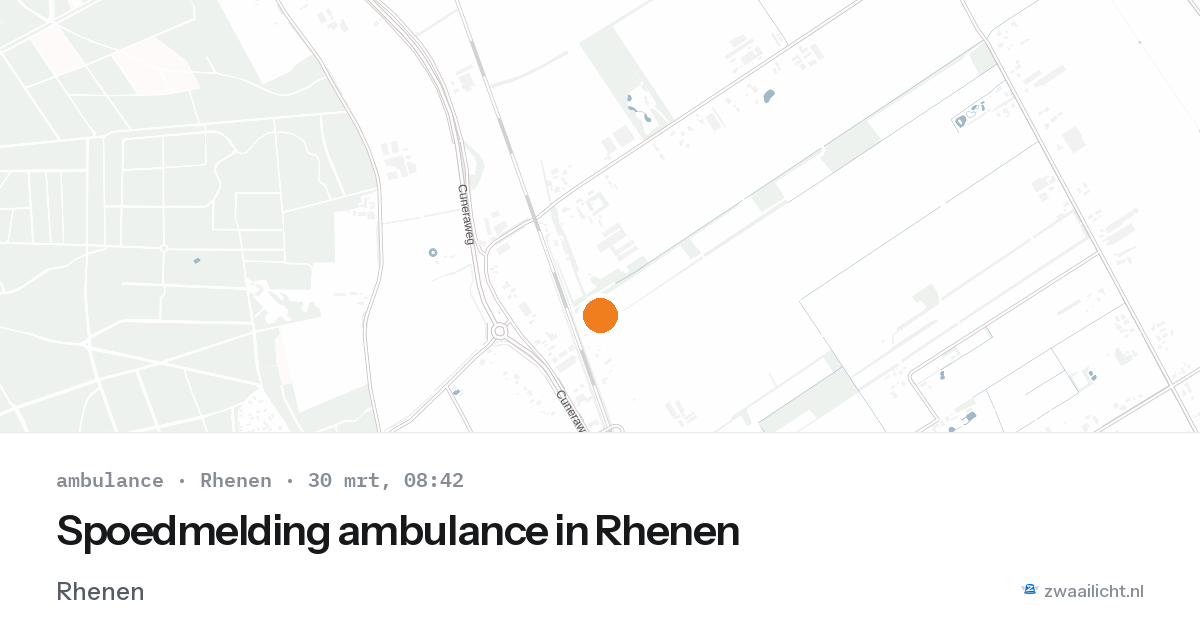 Spoedmelding ambulance in Rhenen — 5 feb 2026