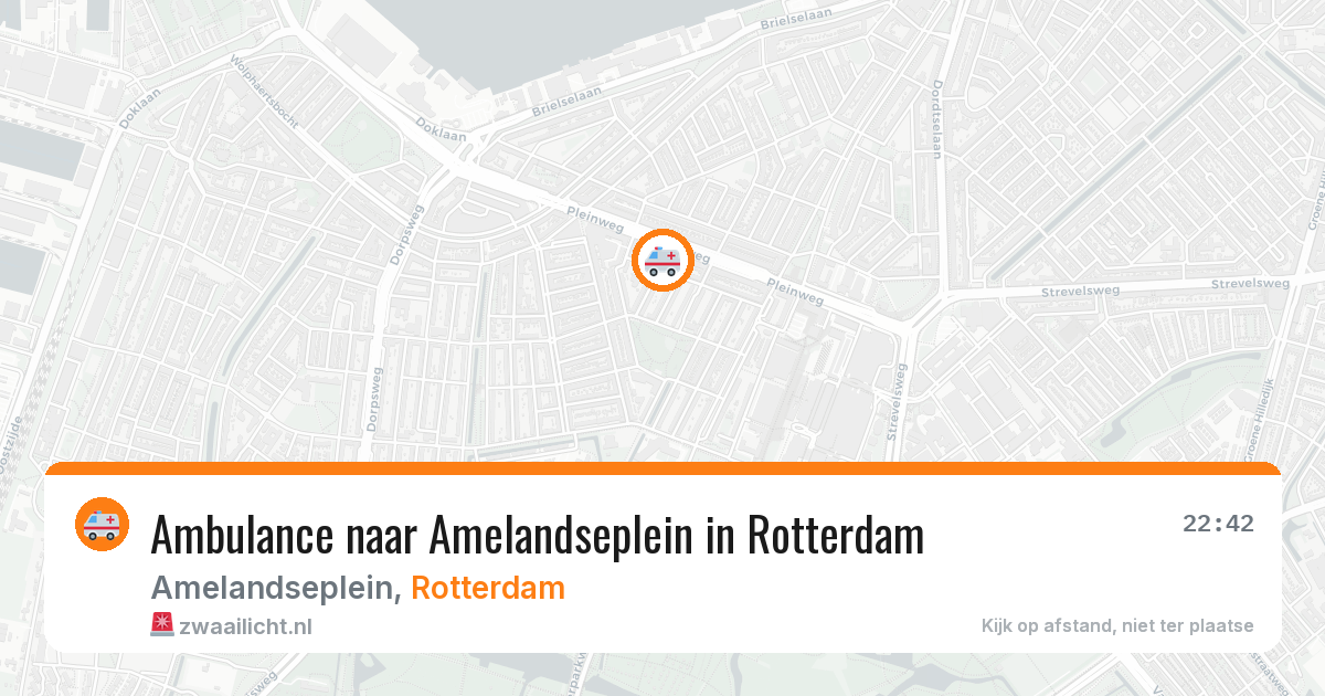 Ambulance naar Amelandseplein in Rotterdam — 26 jun 2026