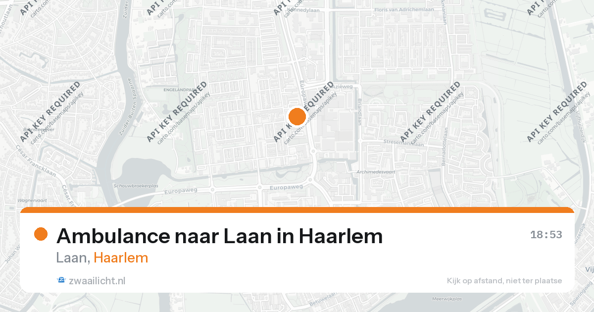 Ambulance naar Laan in Haarlem — 9 jun 2026