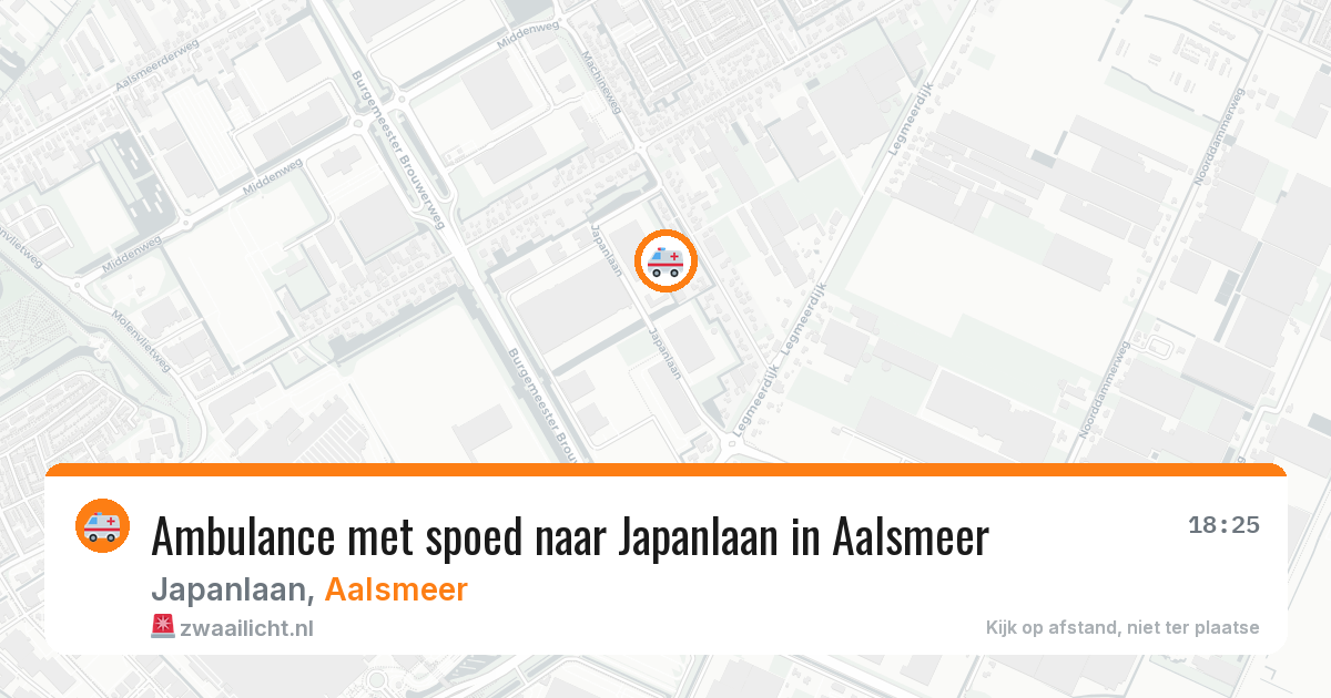 Ambulance met spoed naar Japanlaan in Aalsmeer — 3 jun 2026