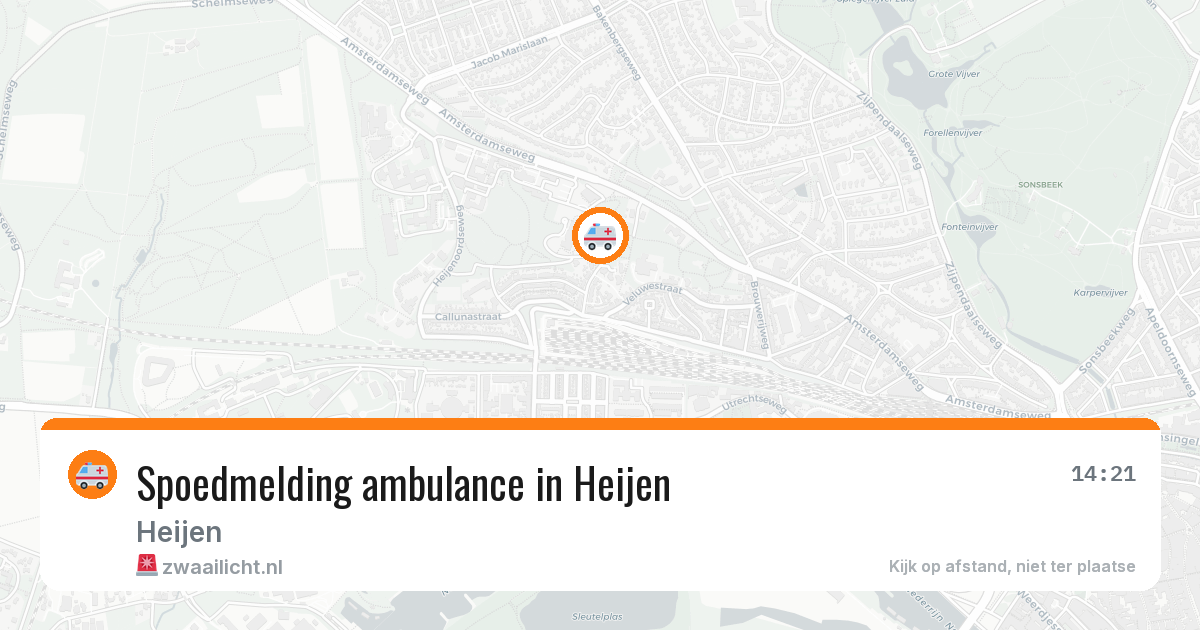 Spoedmelding ambulance in Heijen — 26 jan 2026