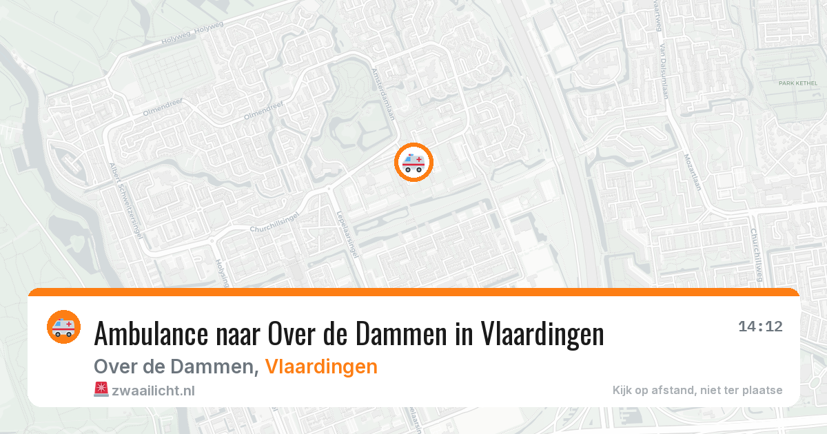 Ambulance naar Over de Dammen in Vlaardingen — 6 jul 2026