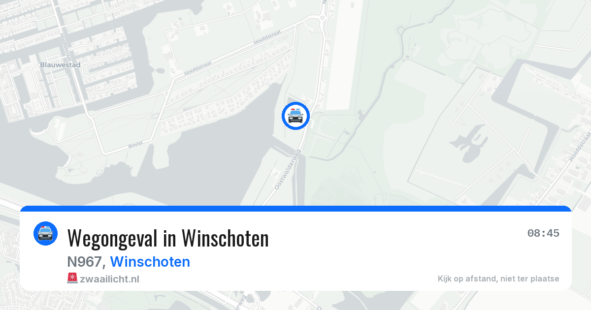 Wegongeval in Winschoten — 26 jan 2026