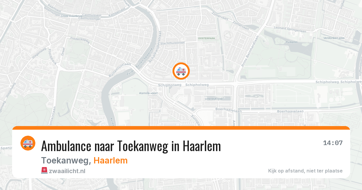 Ambulance naar Toekanweg in Haarlem — 7 jun 2026