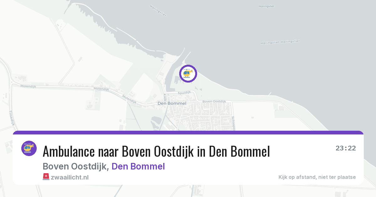 Ambulance naar Boven Oostdijk in Den Bommel — 11 apr 2026