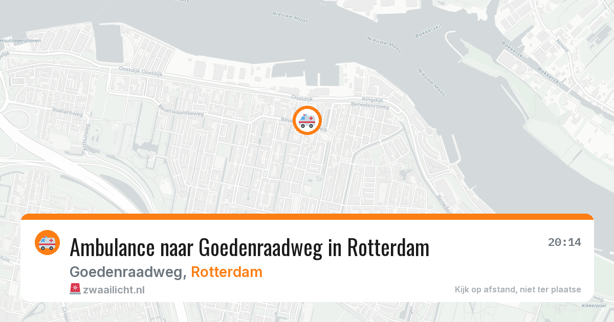 Ambulance naar Goedenraadweg in Rotterdam — 12 feb 2026
