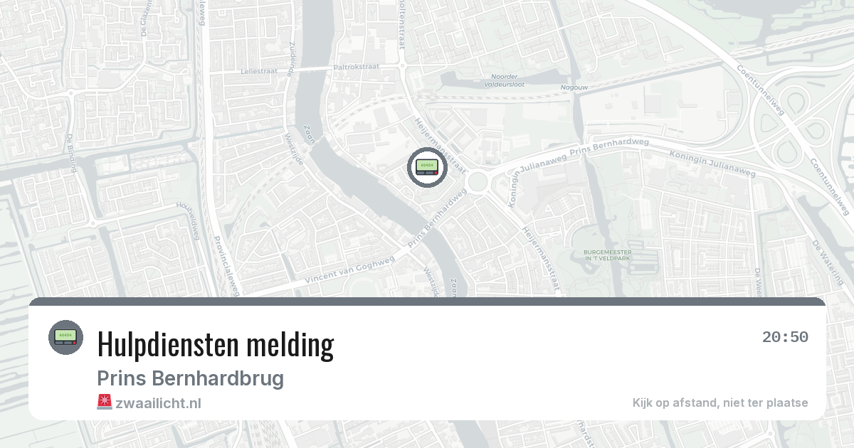 Hulpdiensten melding — 4 mei 2026