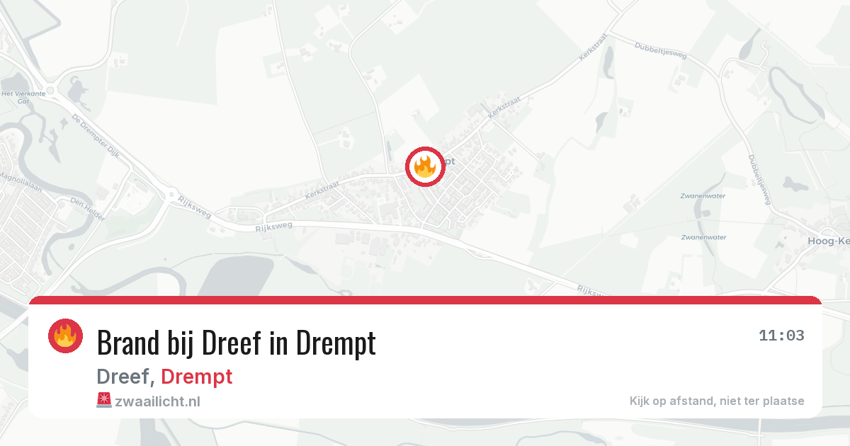 Brand bij Dreef in Drempt — 4 jul 2026
