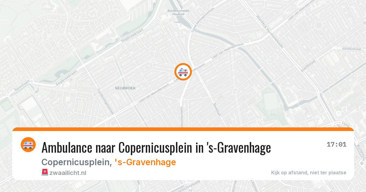 Ambulance naar Copernicusplein in 's-Gravenhage — 7 apr 2026