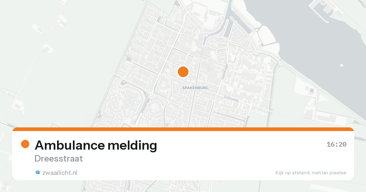 Ambulance melding — 30 jan 2026