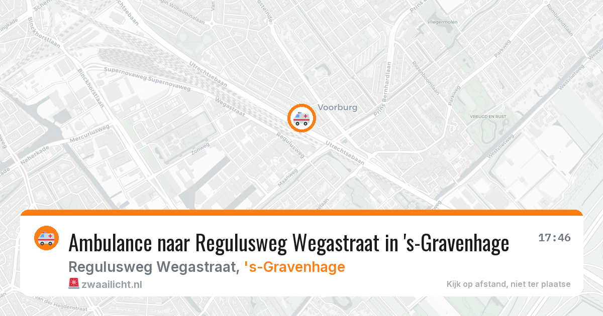 Ambulance naar Regulusweg Wegastraat in 's-Gravenhage — 8 feb 2026