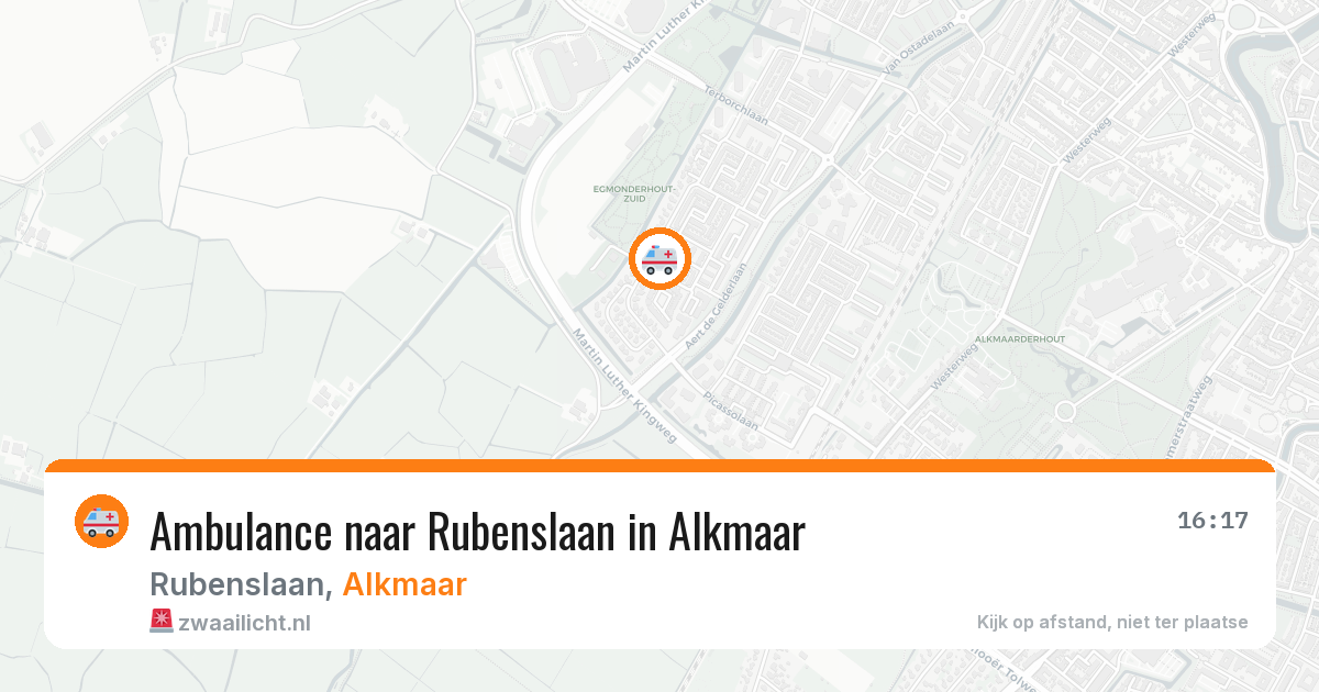 Ambulance naar Rubenslaan in Alkmaar — 28 mei 2026
