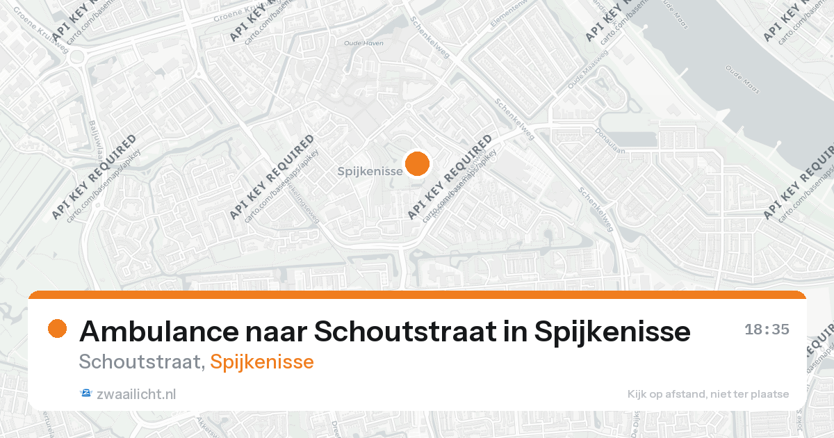 Ambulance naar Schoutstraat in Spijkenisse — 26 aug 2026