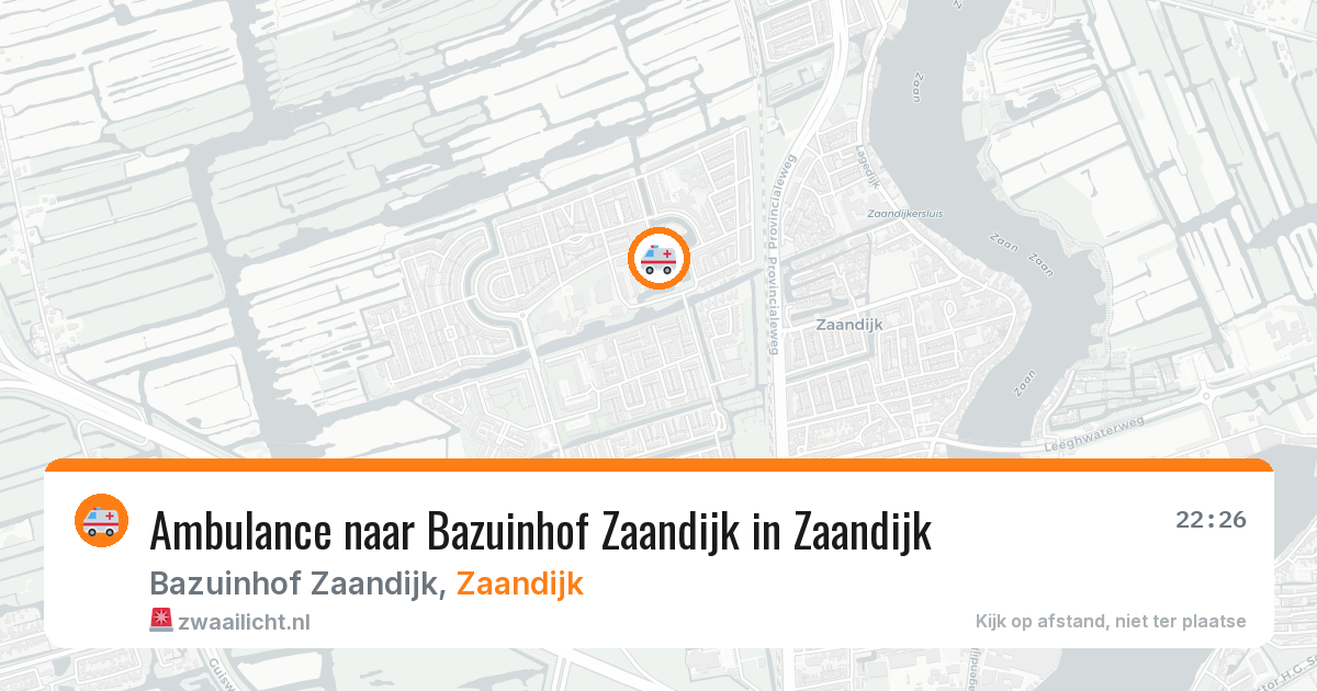 Ambulance naar Bazuinhof Zaandijk in Zaandijk — 6 mei 2026