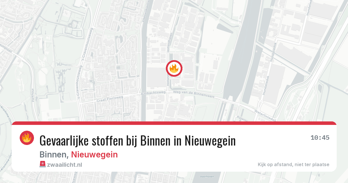 Gevaarlijke stoffen bij Binnen in Nieuwegein — 18 jun 2026