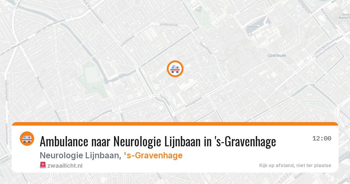 Ambulance naar Neurologie Lijnbaan in 's-Gravenhage — 5 feb 2026
