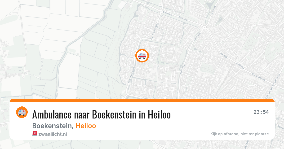 Ambulance naar Boekenstein in Heiloo — 1 aug 2026