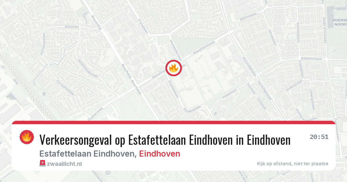 Verkeersongeval op Estafettelaan Eindhoven in Eindhoven — 20 mei 2026