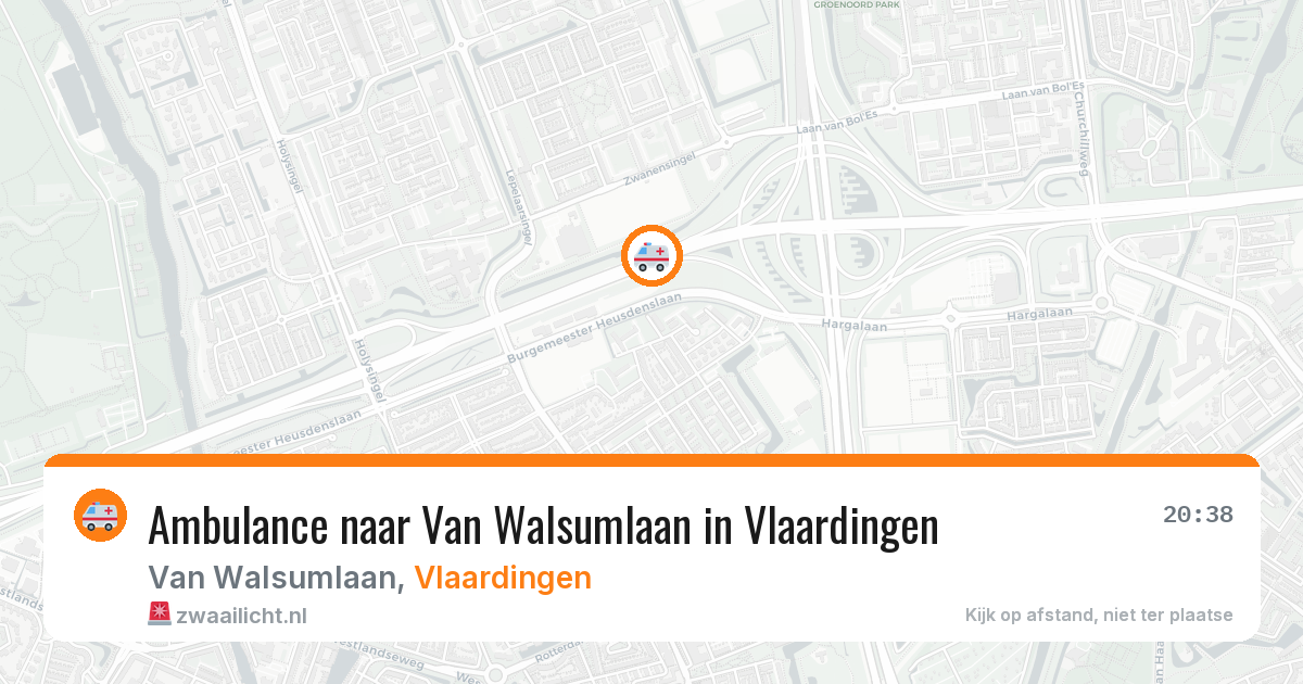 Ambulance naar Van Walsumlaan in Vlaardingen — 7 mei 2026