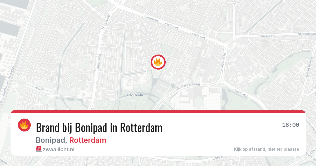 Brand bij Bonipad in Rotterdam — 6 jul 2026