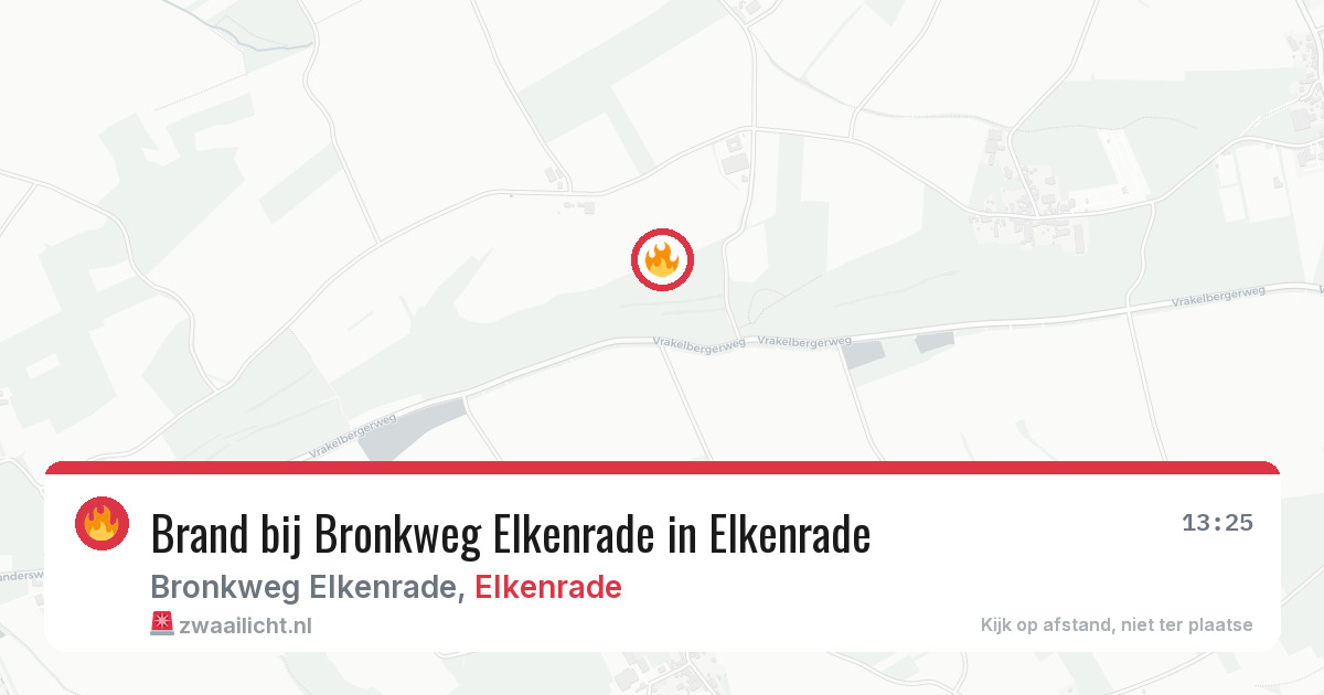 Brand bij Bronkweg Elkenrade in Elkenrade — 31 jan 2026