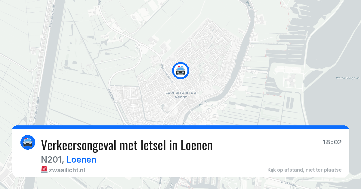 Verkeersongeval met letsel in Loenen — 25 jun 2026