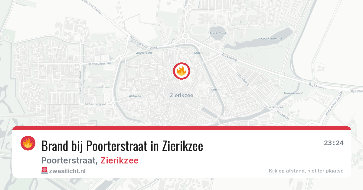 Brand bij Poorterstraat in Zierikzee — 30 mei 2026