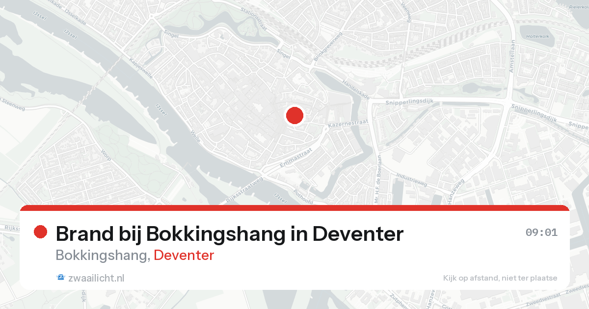 Brand bij Bokkingshang in Deventer — 22 aug 2026