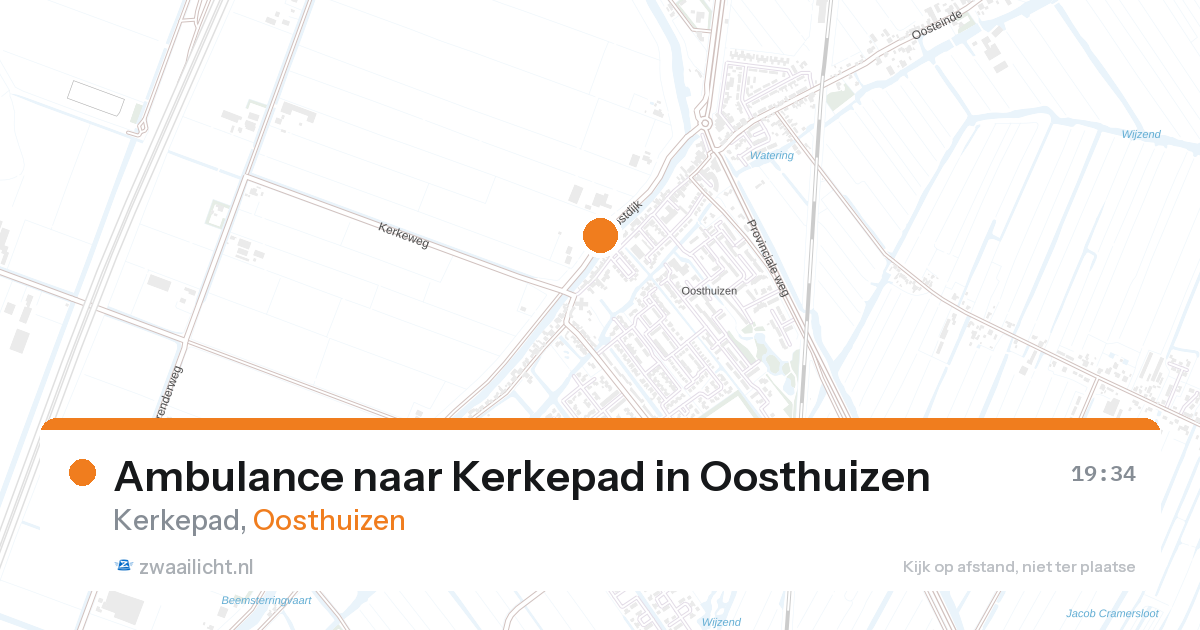 Ambulance naar Kerkepad in Oosthuizen — 26 aug 2026