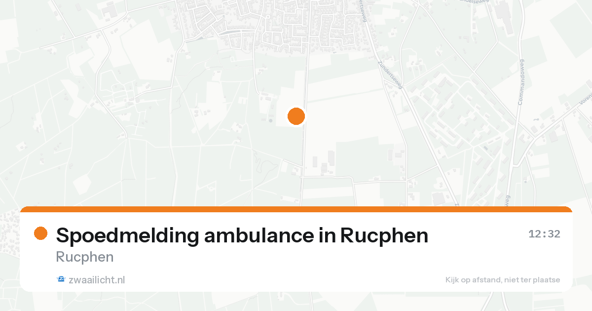 Spoedmelding ambulance in Rucphen — 19 aug 2026