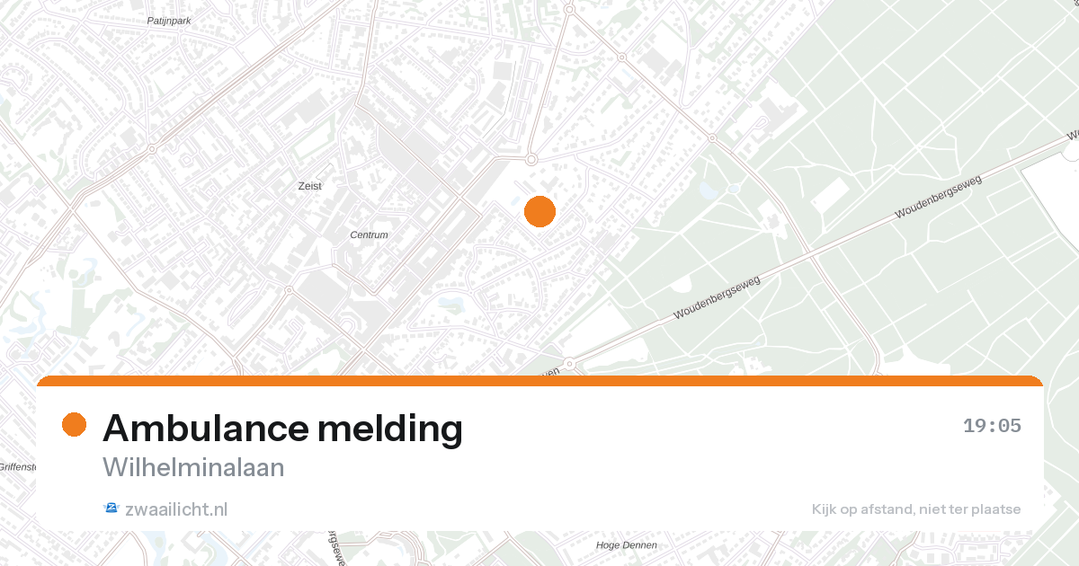 Ambulance melding — 9 mei 2026