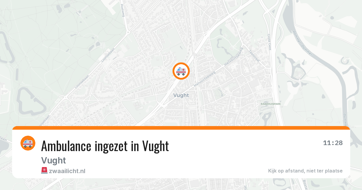 Ambulance ingezet in Vught — 8 feb 2026
