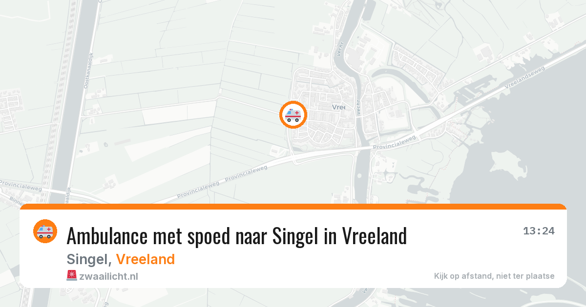 Ambulance met spoed naar Singel in Vreeland — 4 mrt 2026