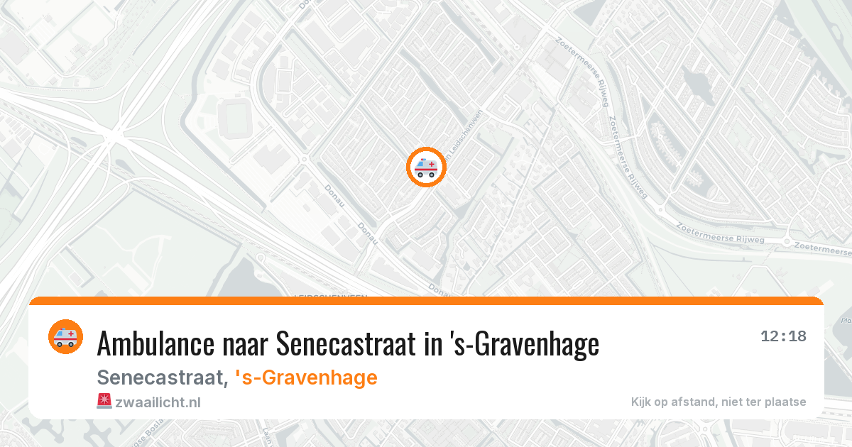 Ambulance naar Senecastraat in 's-Gravenhage — 13 mei 2026