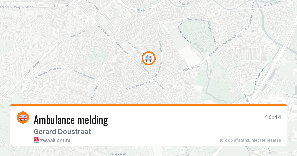 Ambulance melding — 5 mei 2026