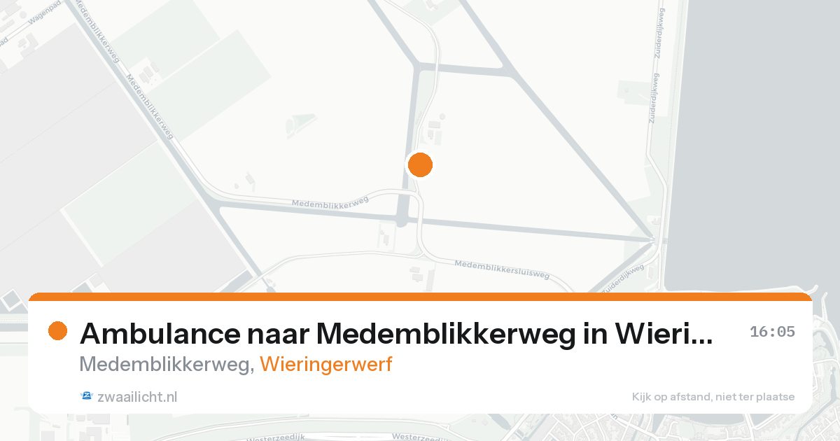 Ambulance naar Medemblikkerweg in Wieringerwerf — 7 feb 2026