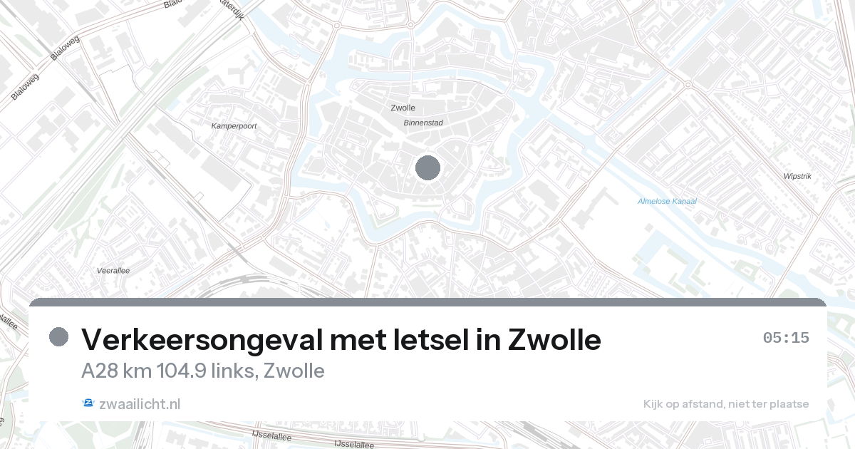 Verkeersongeval met letsel in Zwolle — 7 feb 2026