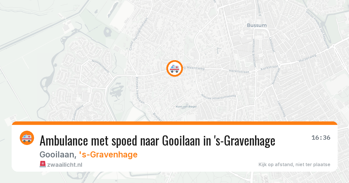Ambulance met spoed naar Gooilaan in 's-Gravenhage — 3 apr 2026