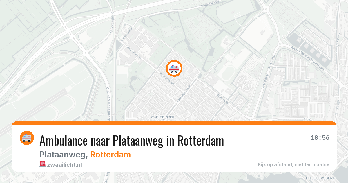 Ambulance naar Plataanweg in Rotterdam — 6 jun 2026