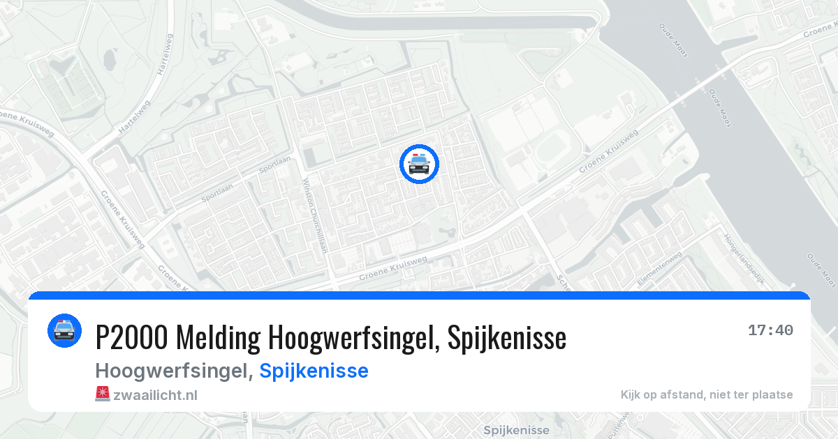 P2000 Melding Hoogwerfsingel, Spijkenisse — 21 mei 2026