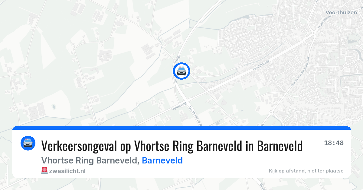 Verkeersongeval op Vhortse Ring Barneveld in Barneveld — 6 mrt 2026