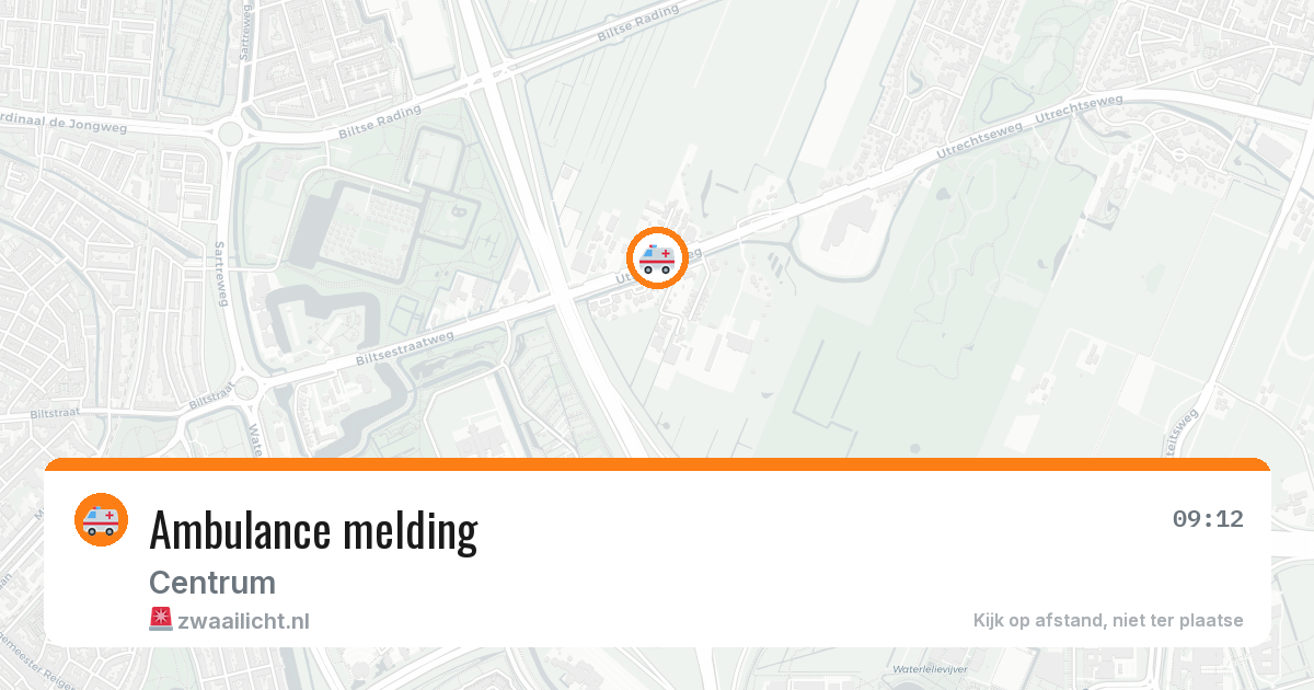 Ambulance melding — 8 apr 2026
