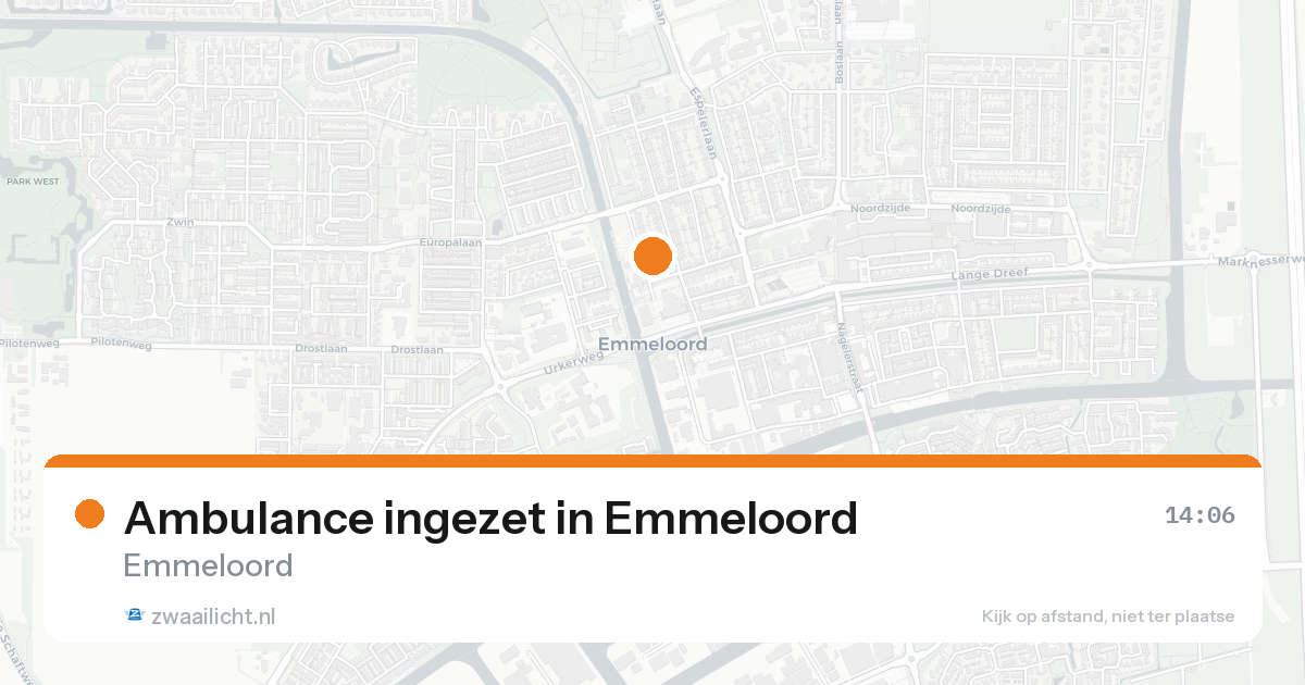 Ambulance ingezet in Emmeloord — 30 jan 2026