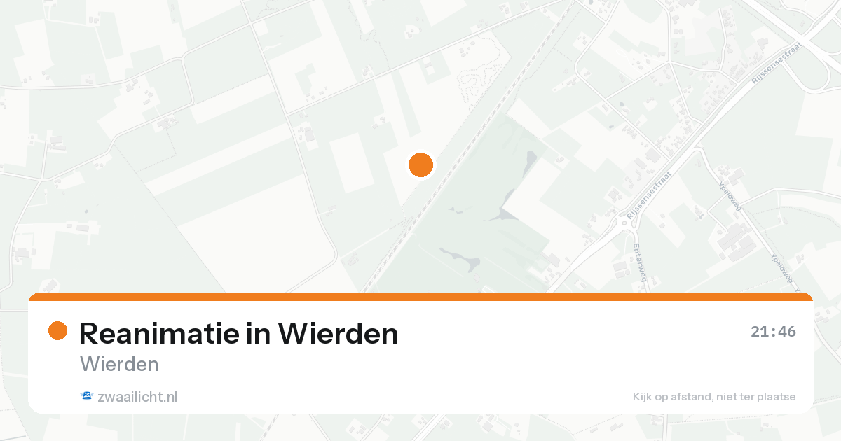Reanimatie in Wierden — 22 aug 2026