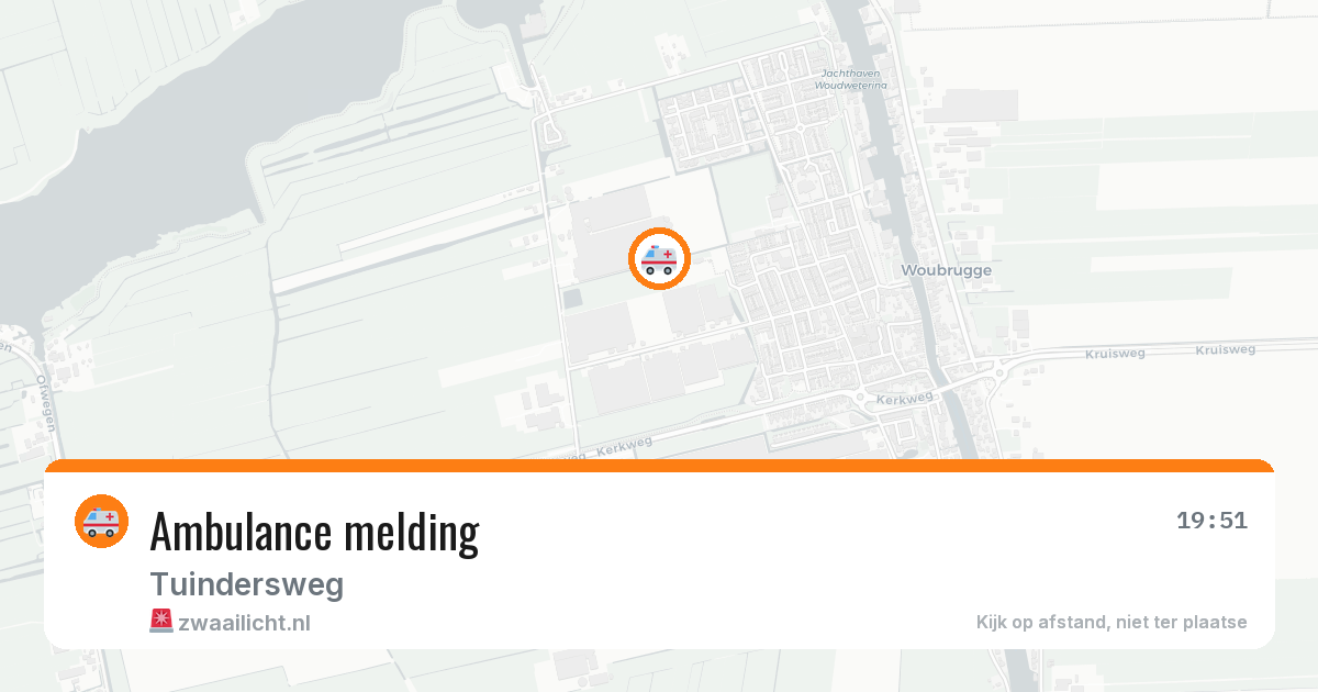Ambulance melding — 5 aug 2026