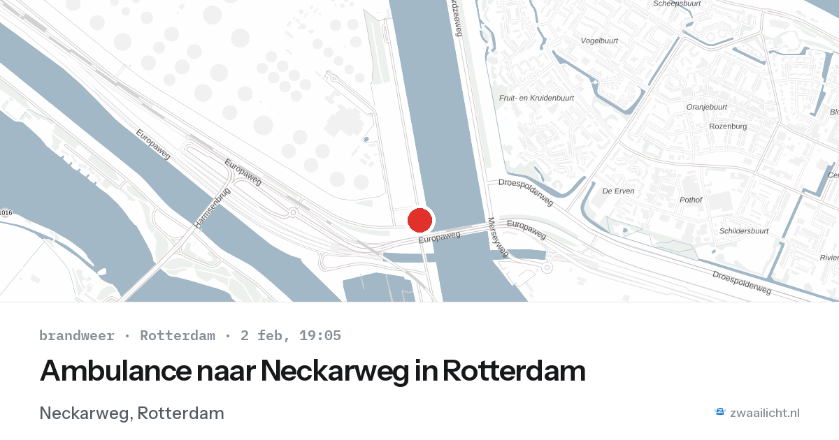 Ambulance naar Neckarweg in Rotterdam — 2 feb 2026