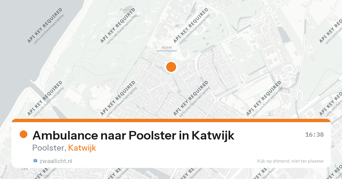 Ambulance naar Poolster in Katwijk — 17 jul 2026