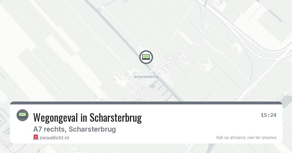 Wegongeval in Scharsterbrug — 7 mrt 2026